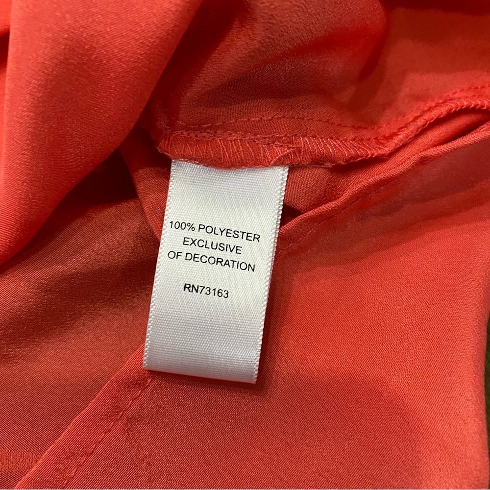 Spense Coral Collared Button Down Long Sleeve Dre… - image 7